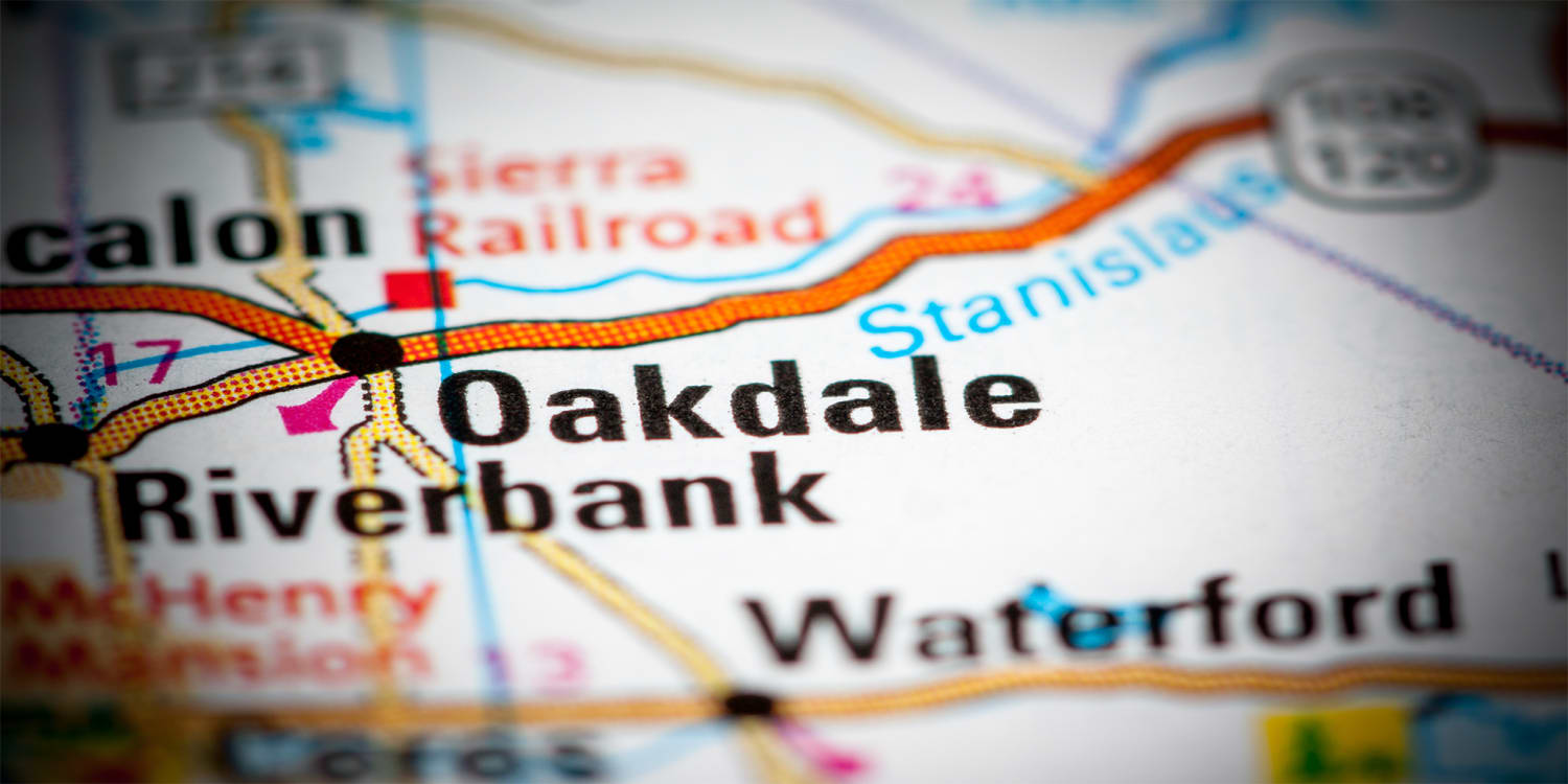 Map of Oakdale, CA. Sell house in Oakdale.